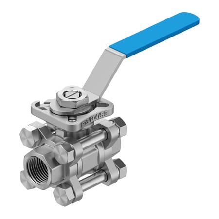 Festo Ball Valve VZBE-1/2-T-63-T-2-F0304-M-V15V15 VZBE-1/2-T-63-T-2-F0304-M-V15V15